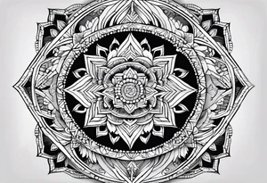 A mandala for the forearm tattoo idea