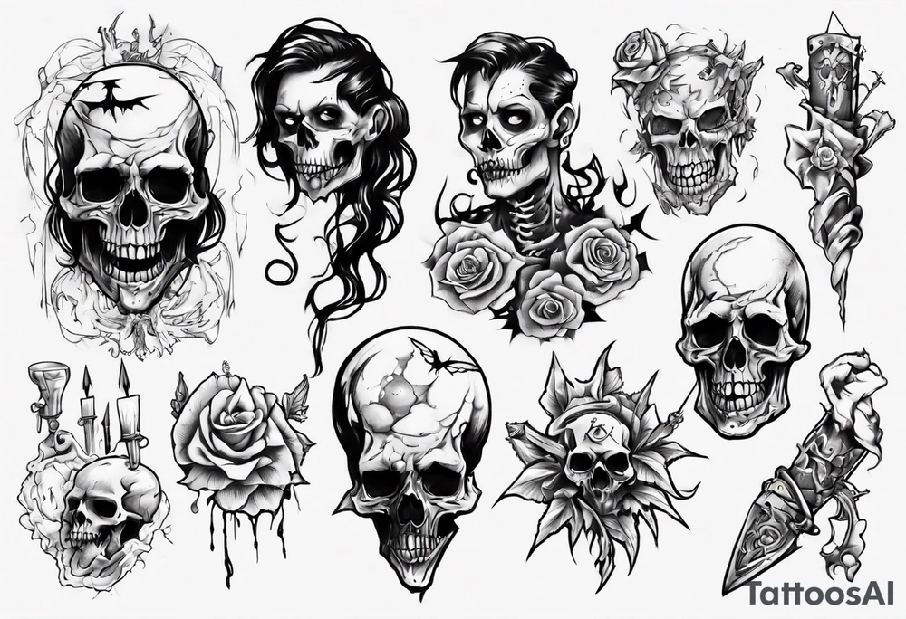 Undead tattoo idea
