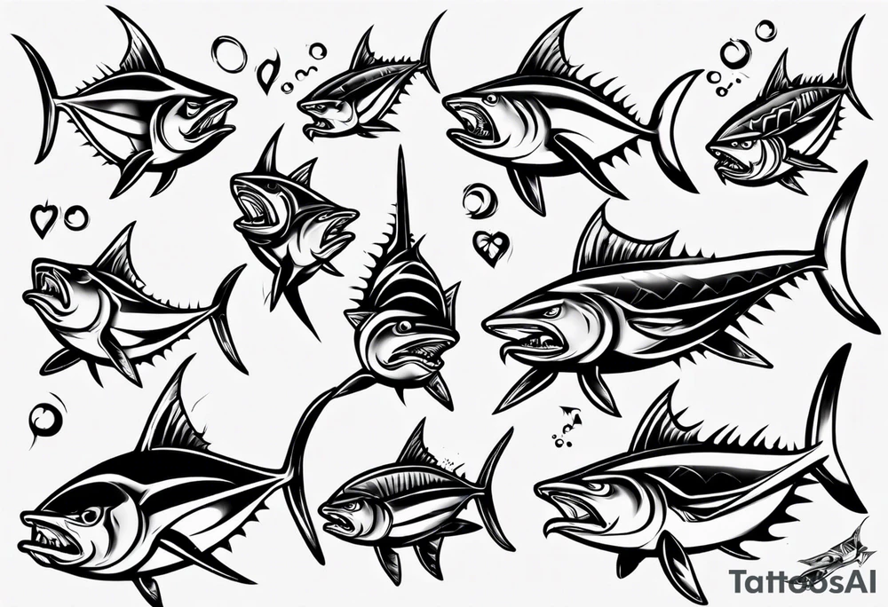 tuna tattoo idea