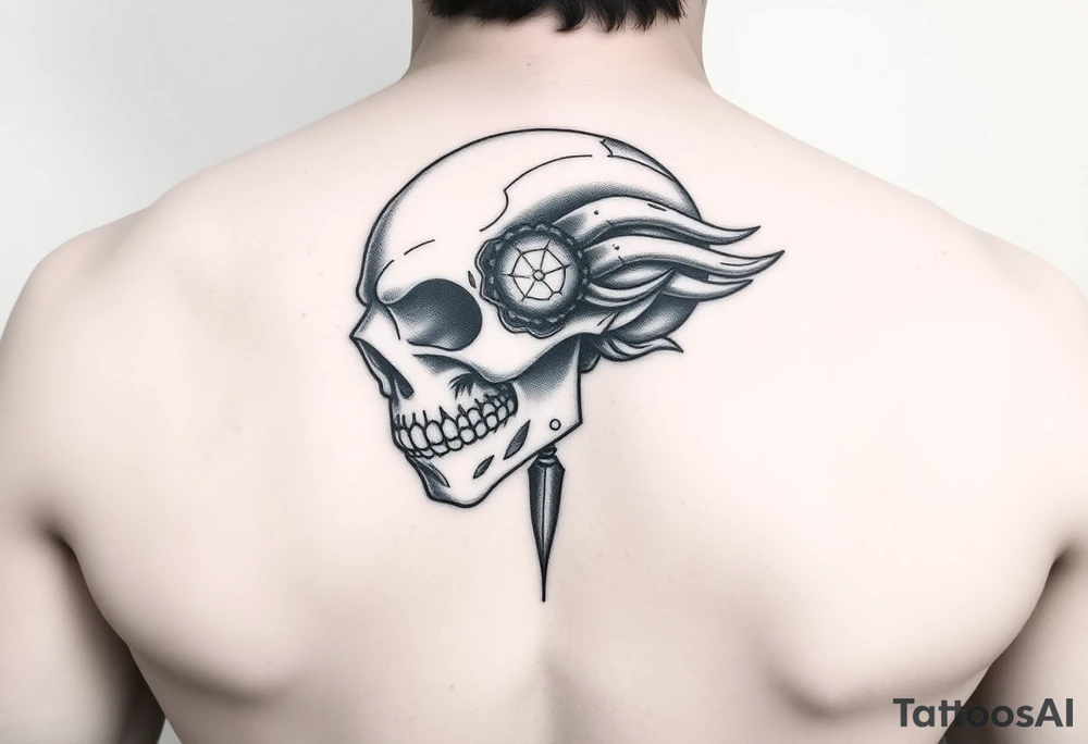 Head tattoo tattoo idea
