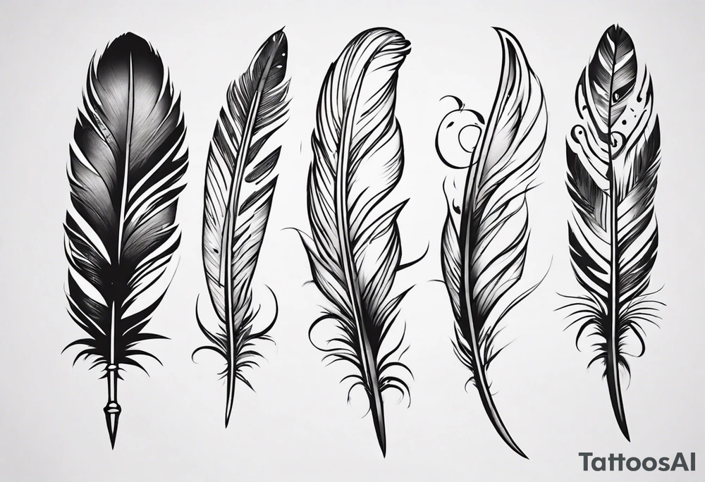 feather tattoo idea