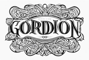 Gordon tattoo idea