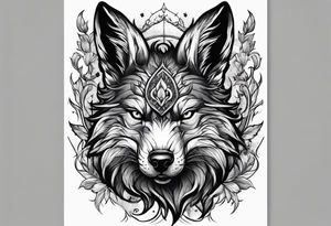 Wild Bunny Werewolf tattoo idea