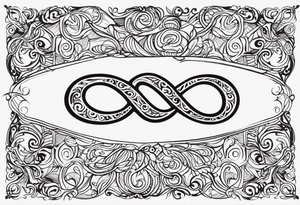 infinity symbol + Pam tattoo idea