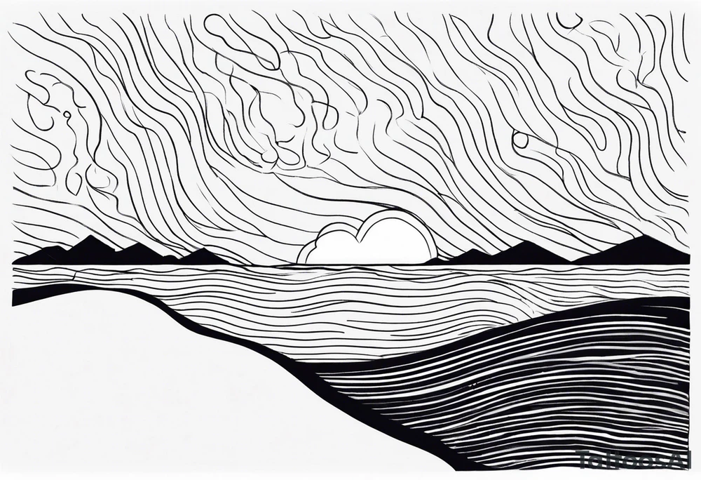 Create a tattoo inspired by the song “after the storm” by Mumford and sons. tattoo idea