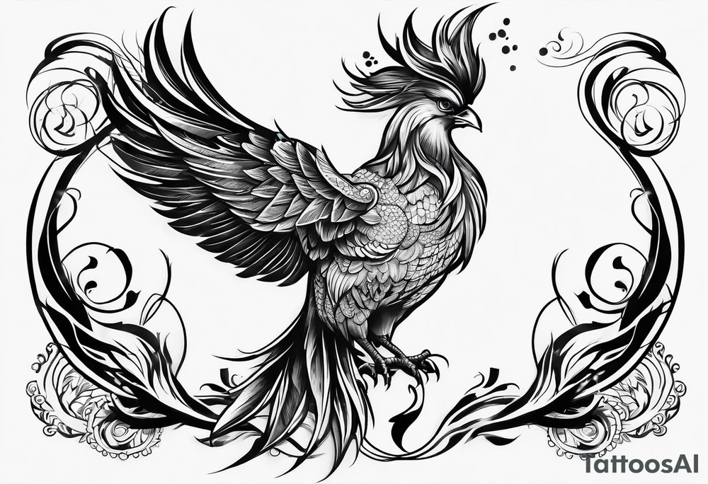 little pheonix tattoo idea
