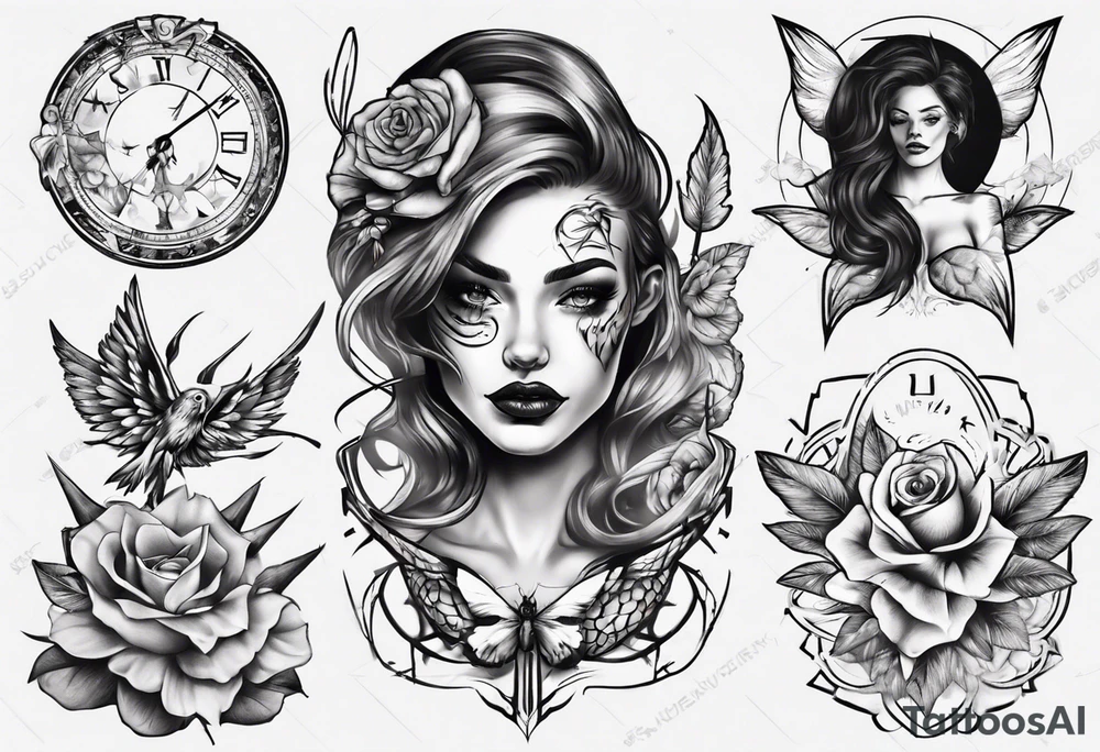 Female tattoo idea