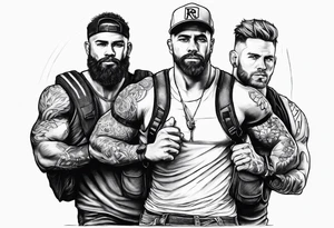 Rucking, brotherhood, fitness, GrowRuck tattoo idea