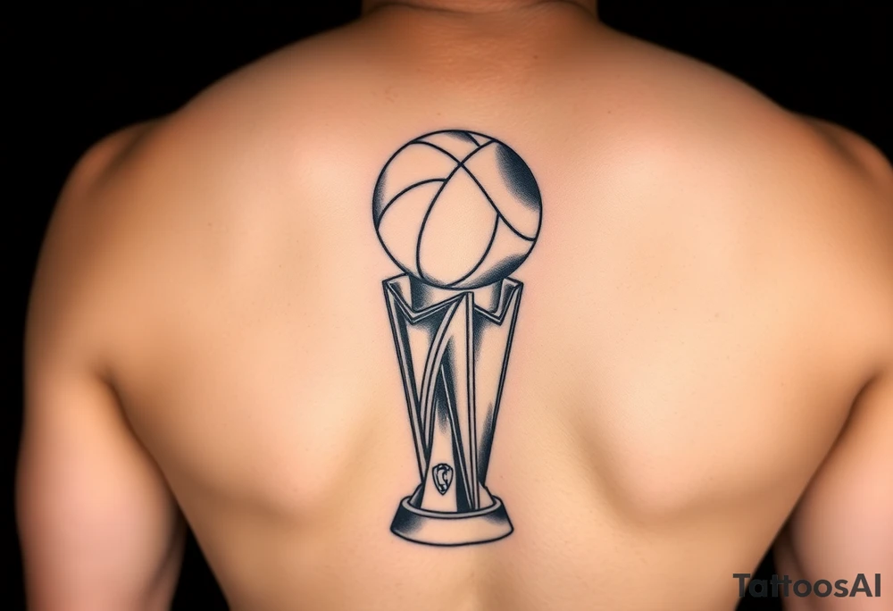 Kobe Bryant trophy tattoo ideas tattoo idea