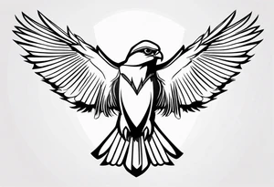 Fierce Falcon tattoo idea