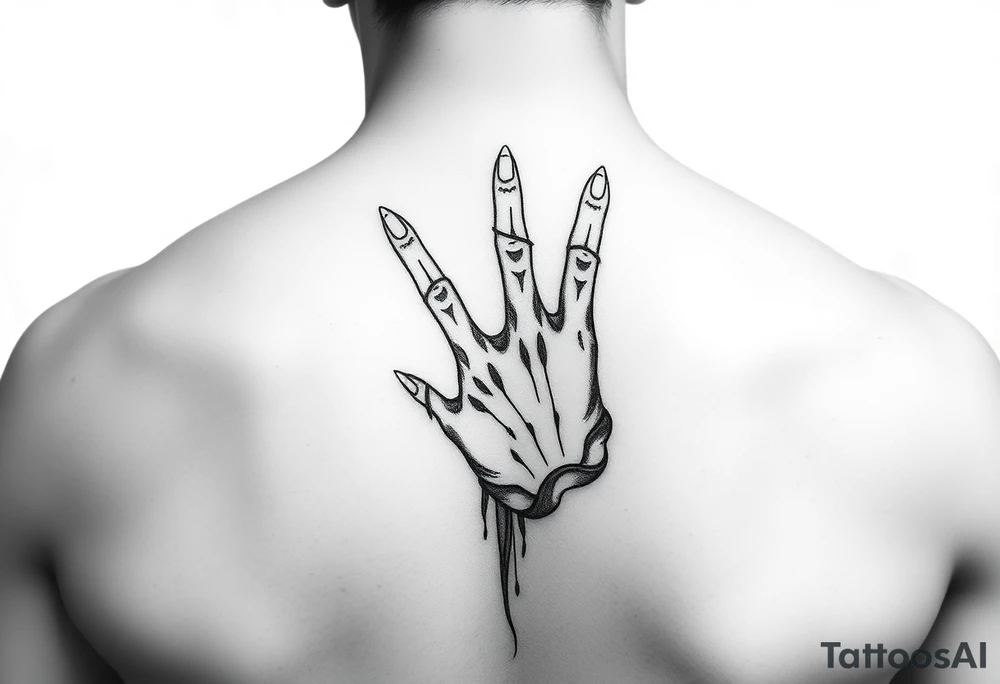 japans hand + Full slevee tattoo concept tattoo idea