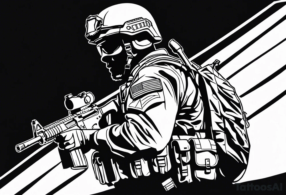 US SOLDIER tattoo idea
