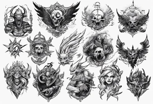 Battle of destiny tattoo idea