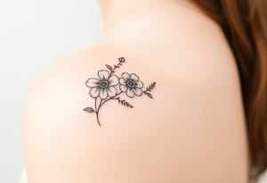 Flowers tattoo idea