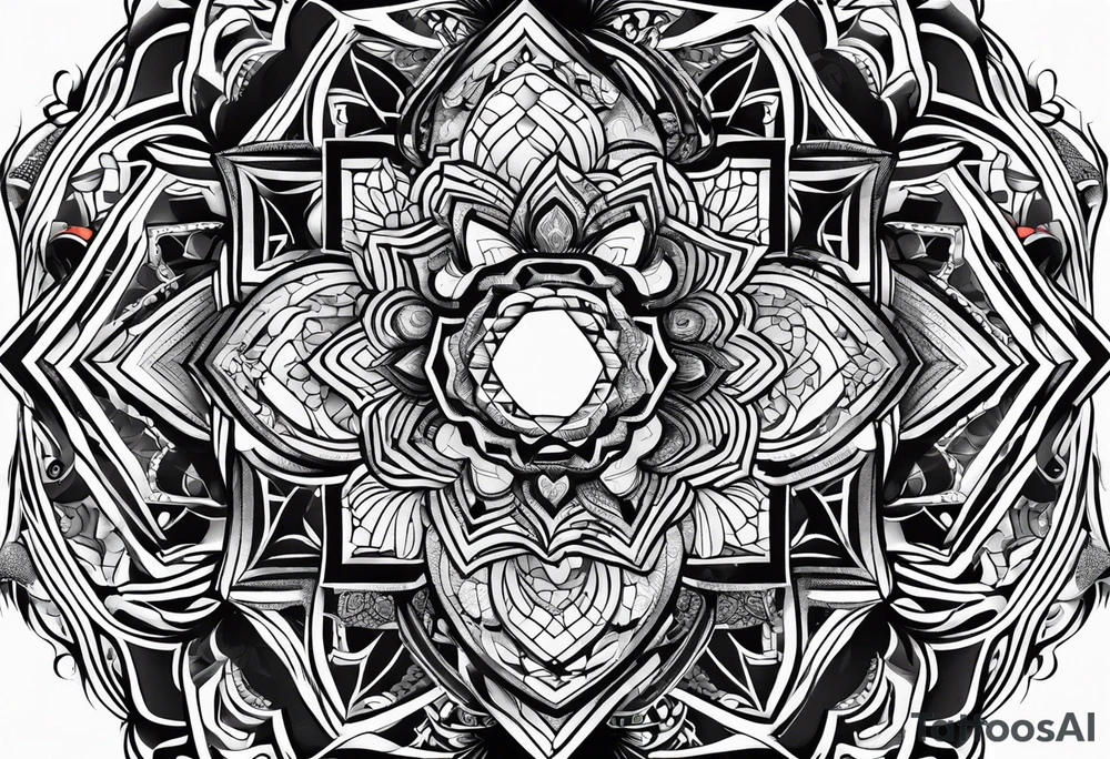 Tribal honeycomb pictures inside tattoo idea