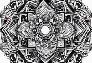 Tribal honeycomb pictures inside tattoo idea