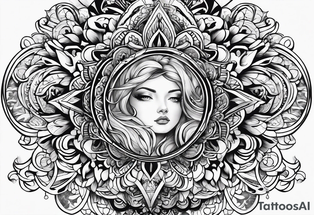 Horizontal Band tattoo idea