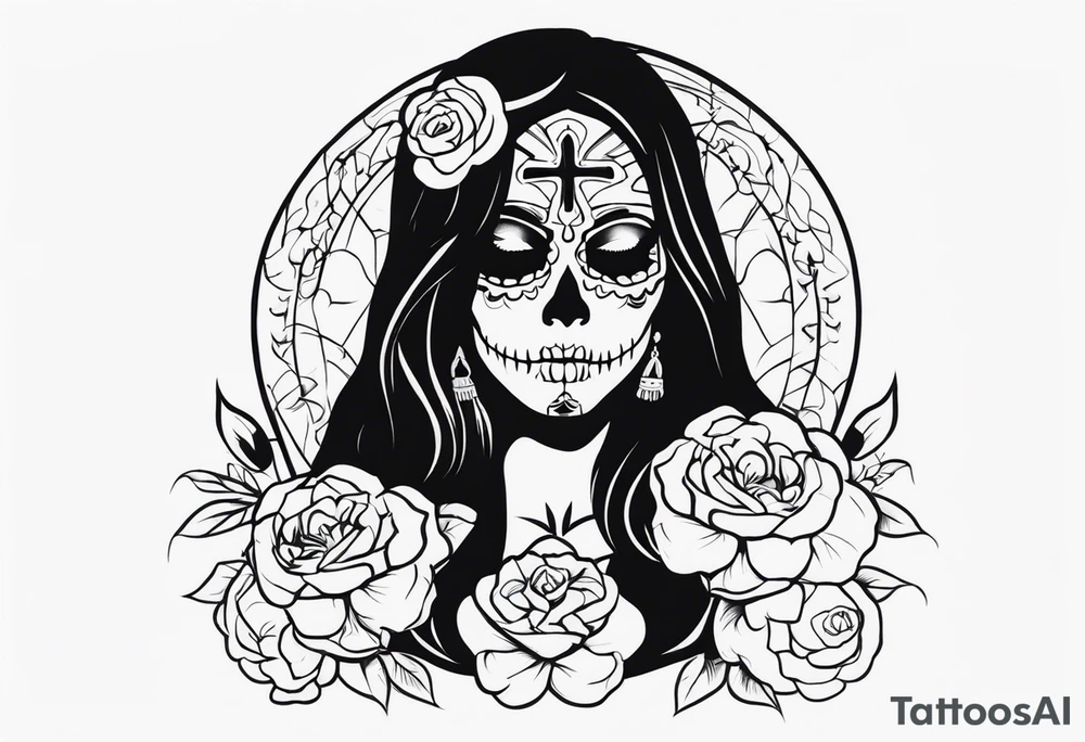 La muerte tattoo idea