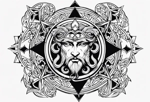 chaos greek god symbol tattoo idea