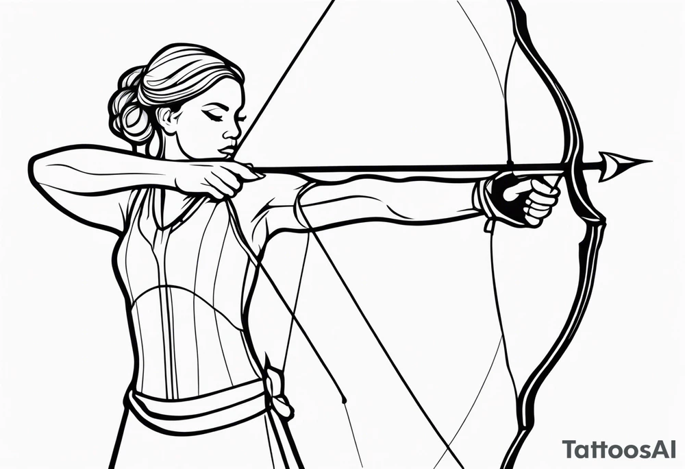 archery tattoo idea