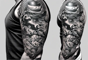 PTSD sleeve tattoo idea