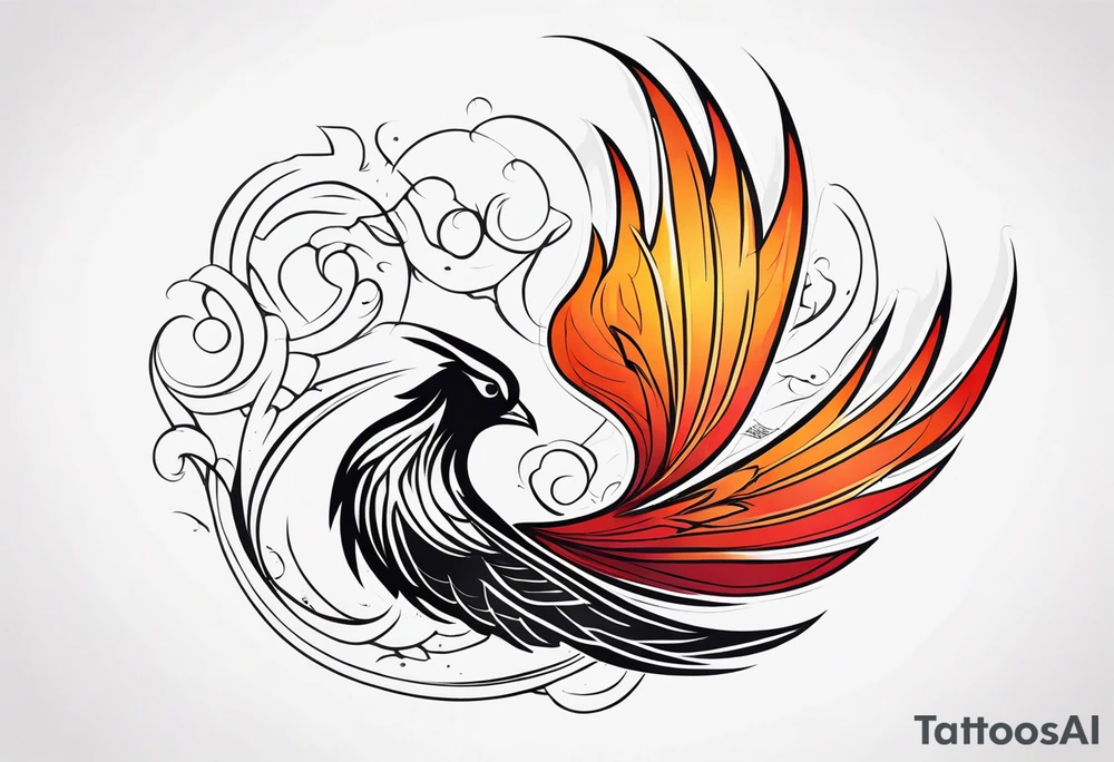 phoenix tattoo idea
