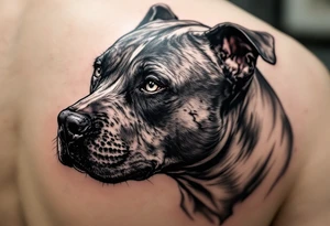 pitbull tattoo tattoo idea