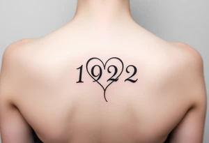Heart with 192 in the middle and a L connected to the end of teh heart tattoo idea