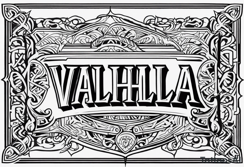 Valhalla tattoo idea