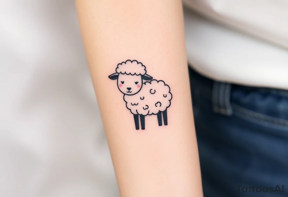 Black sheep tattoo idea