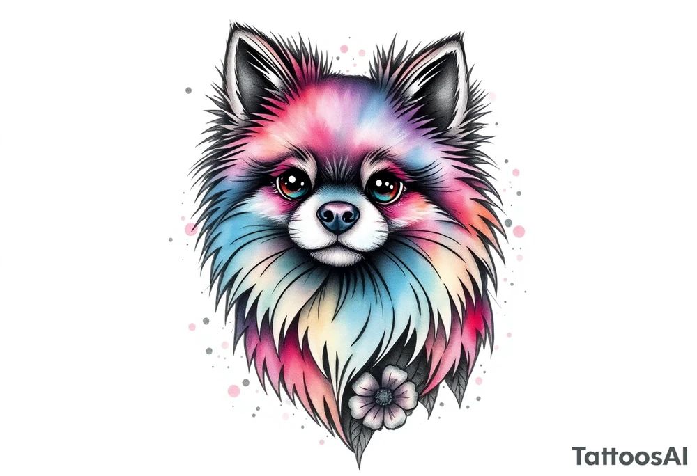 Lulu da pomerania tattoo idea