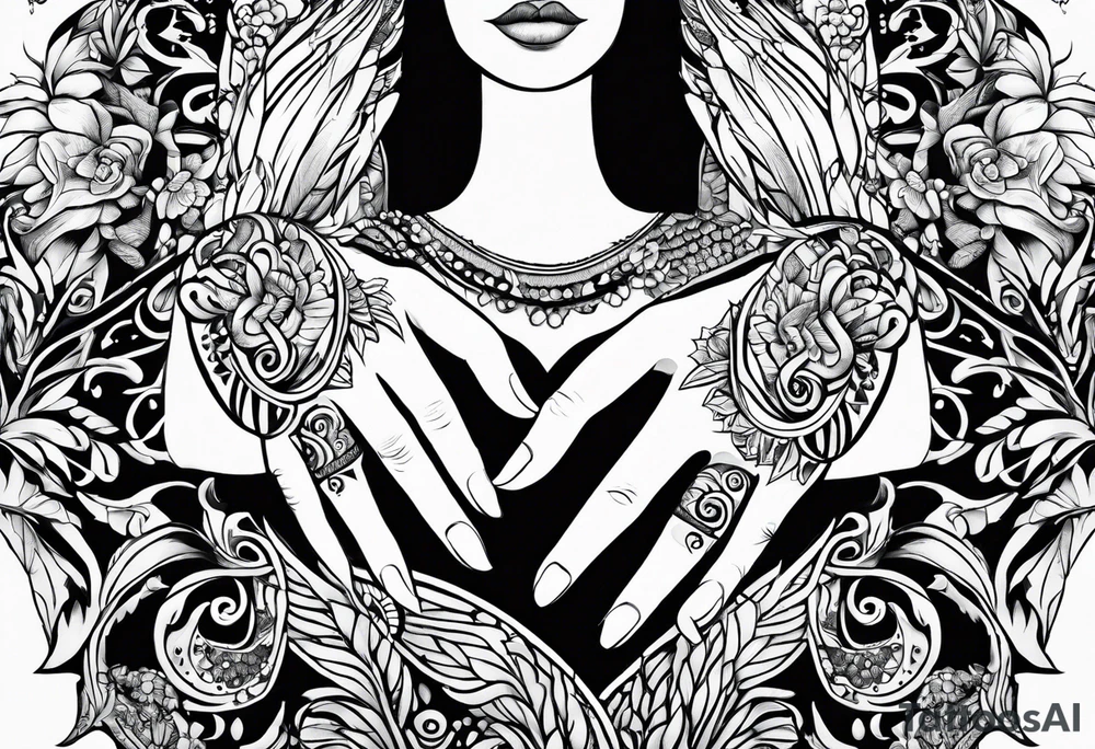 fingers tattoo tattoo idea