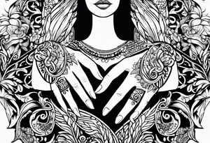 fingers tattoo tattoo idea