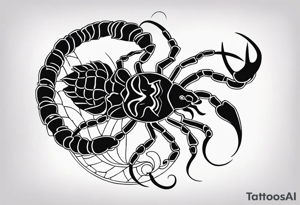 Scorpio tattoo idea
