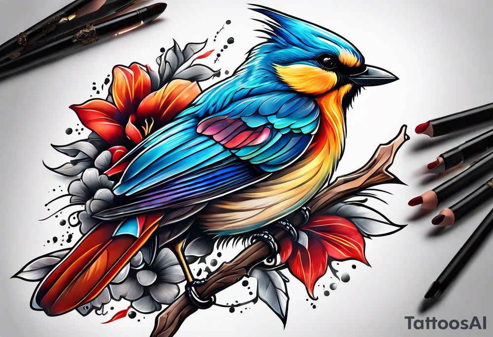 Birds tattoo idea