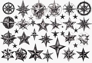 Star tattoo tattoo idea