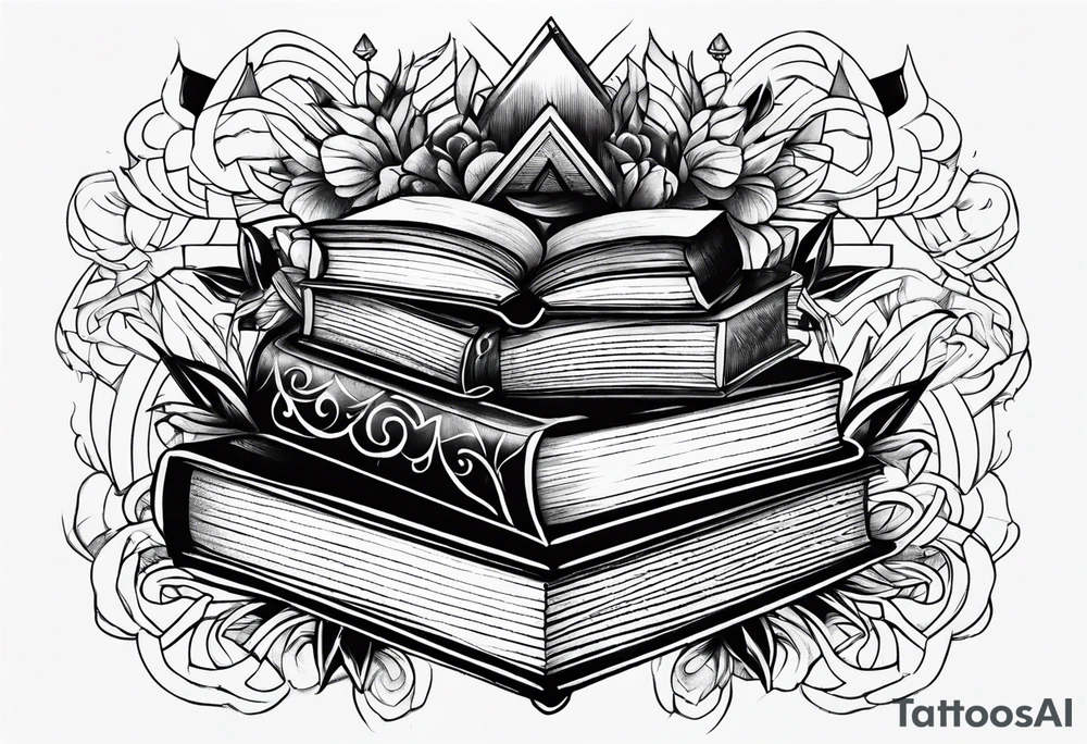 Books tattoo idea