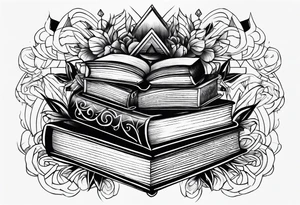 Books tattoo idea