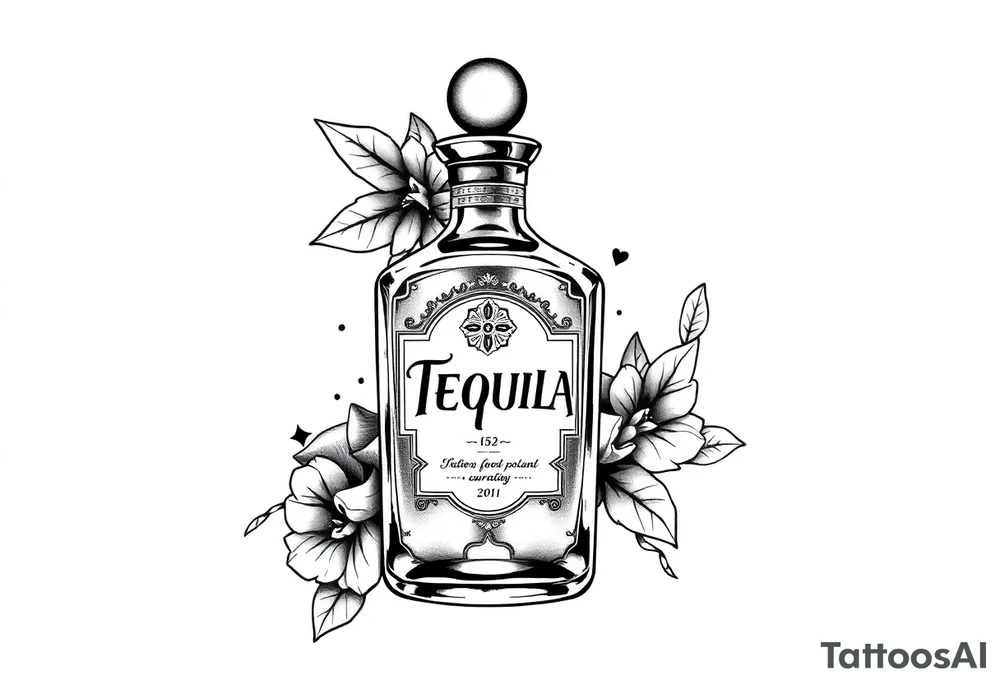 tequila tattoo idea