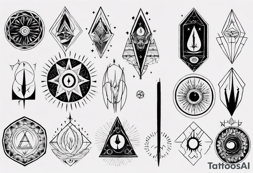 The Awen tattoo idea