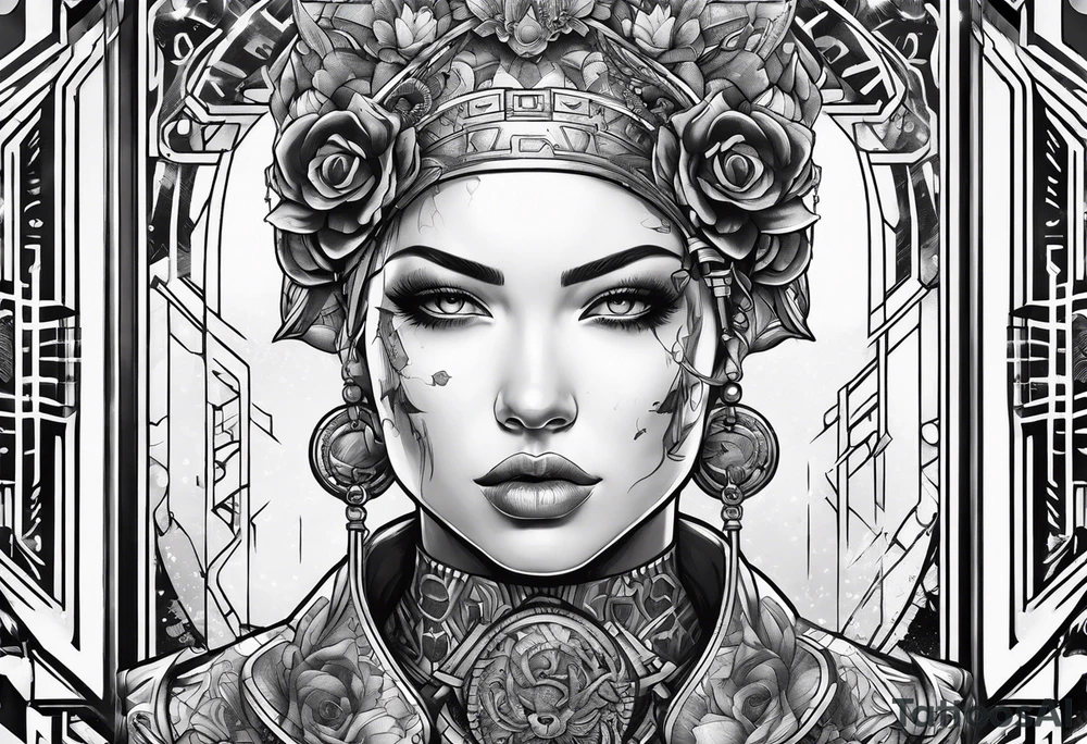 CYBERPUNK tattoo idea