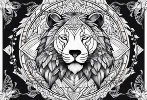 Healing with animals as the symbol tattoo idea