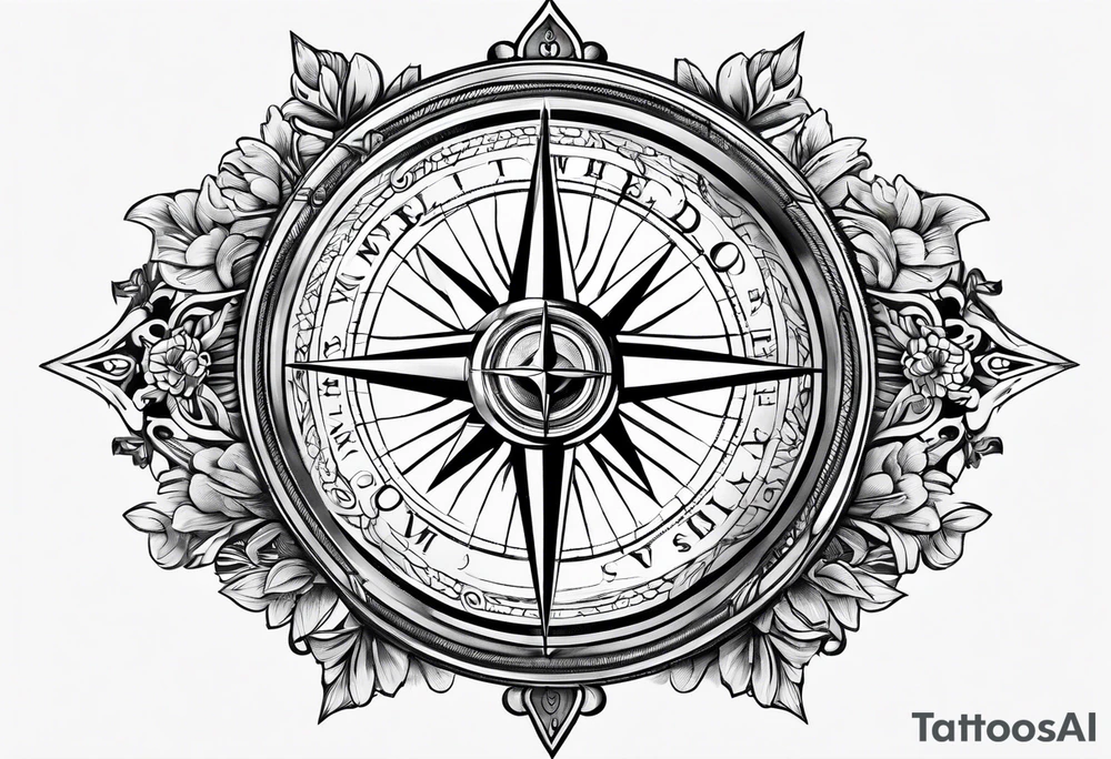 Compass mind compass tattoo idea