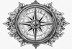 Compass mind compass tattoo idea