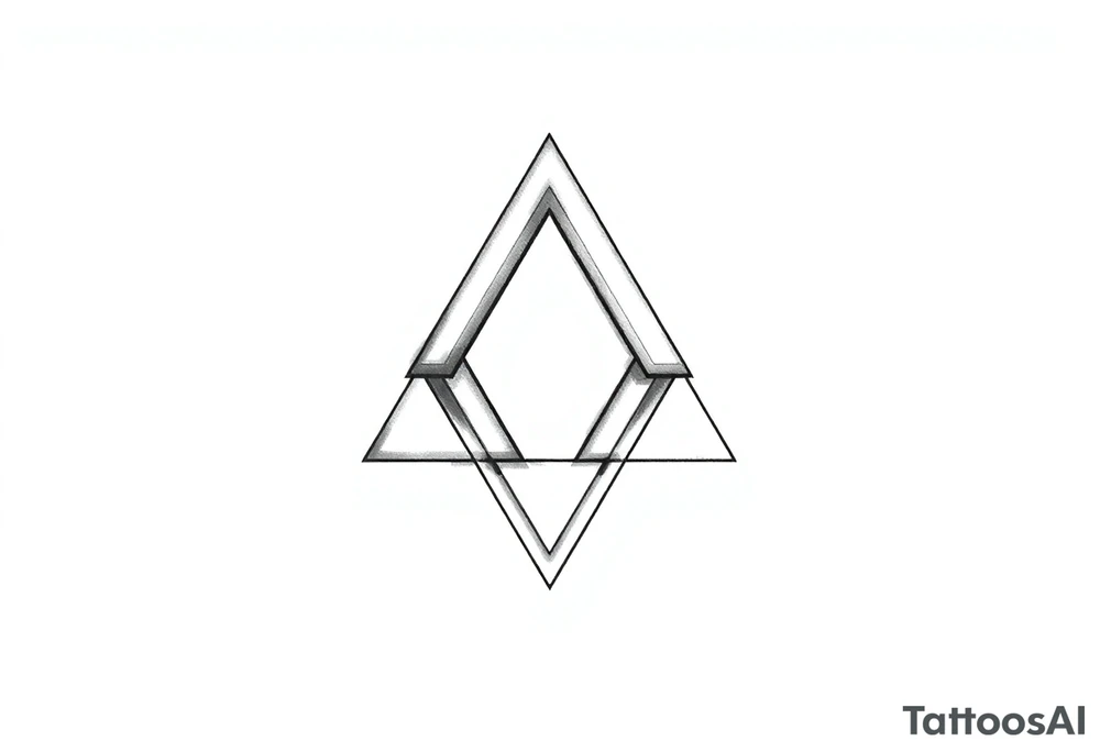 I want three triangles that overlap each other tattoo idea I want three triangles that overlap each other tattoo idea