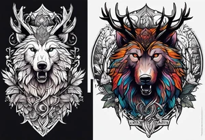 Big forest tattoo idea
