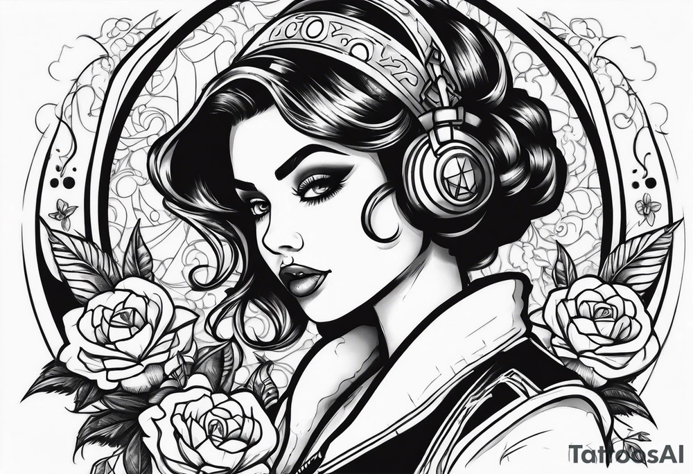 Nuka cola girl tattoo idea