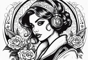 Nuka cola girl tattoo idea