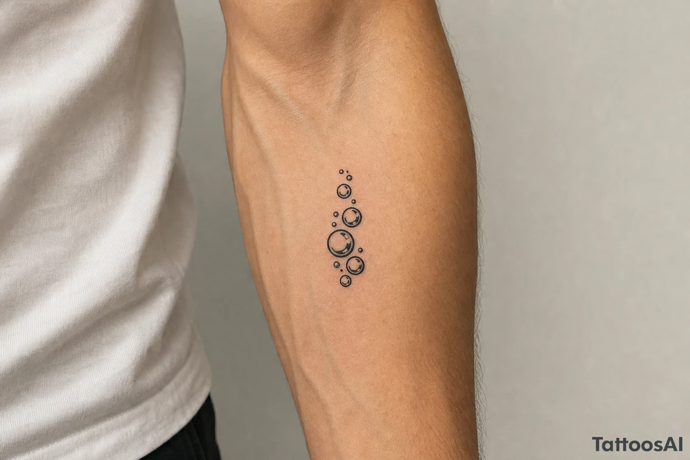 bubbles up tattoo idea