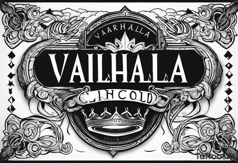 Valhalla chains dark cloud tattoo idea